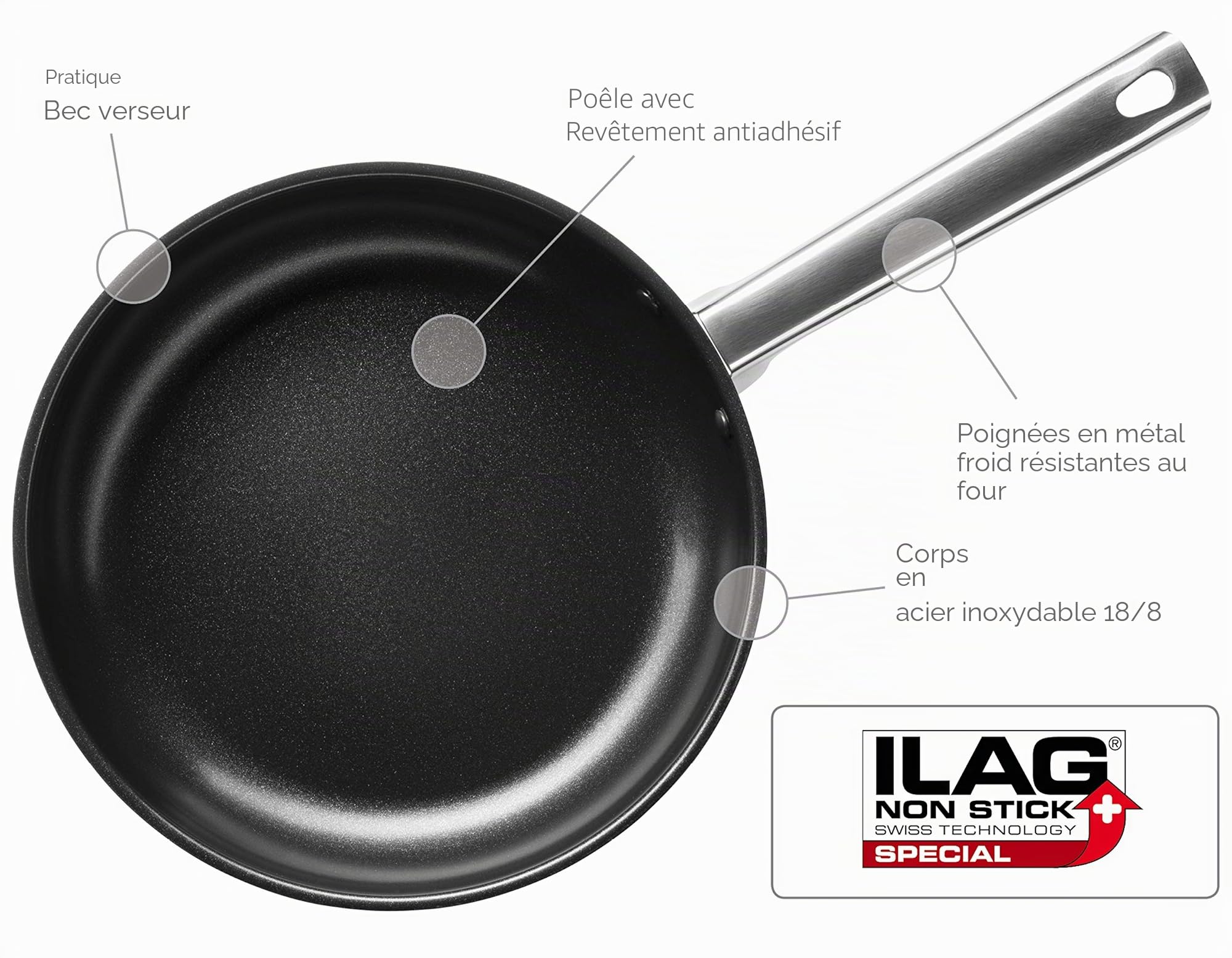 Mäser Asterion Set de casseroles au design moderne cuivré 4 casseroles, 1 poêle antiadhésive et 3 couvercles en verre pour tous feux dont induction, acier inoxydable, verre, cuivre