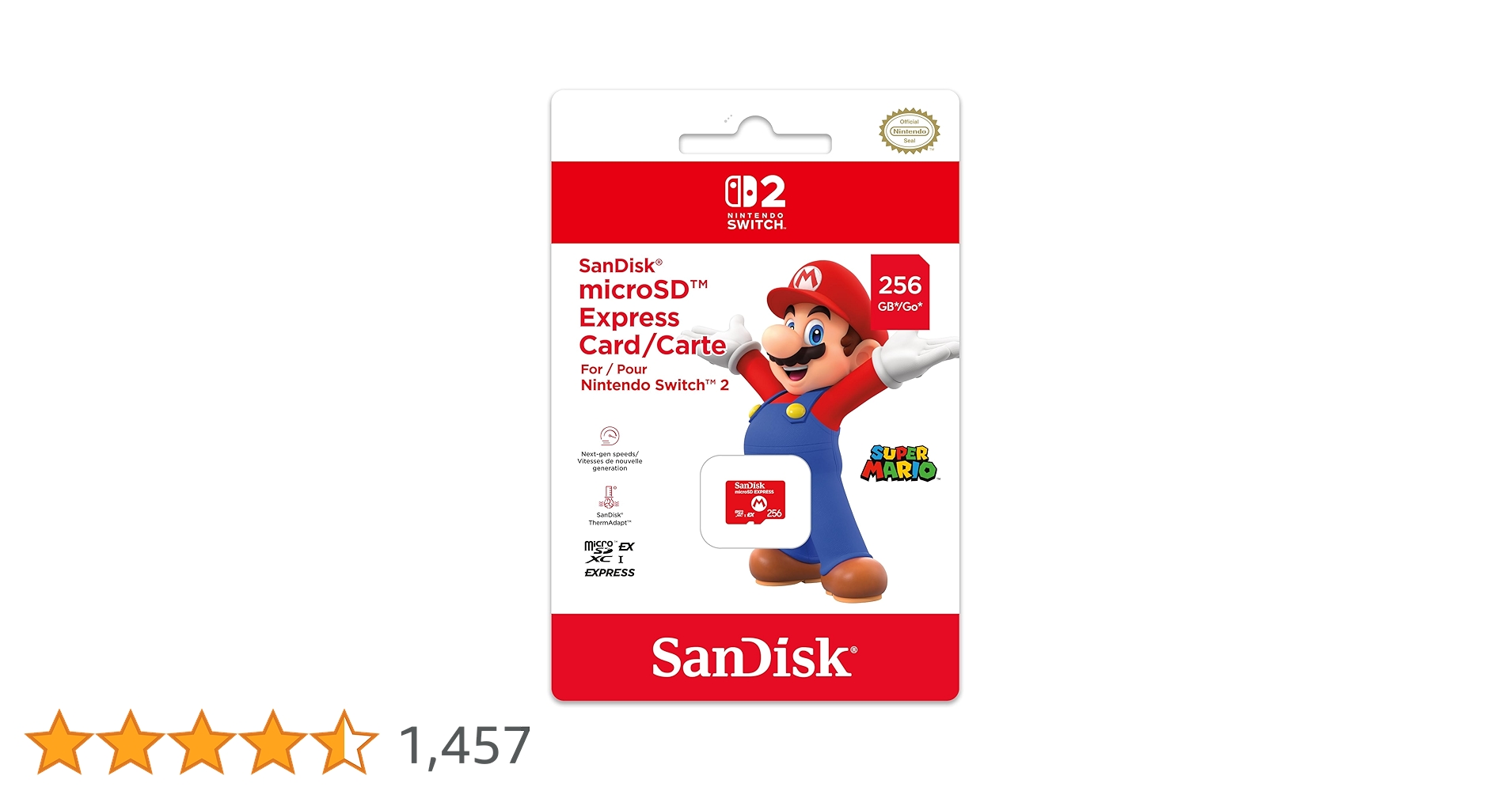 Amazon.co.jp: 【任天堂ライセンス商品】SanDisk microSD Express Card