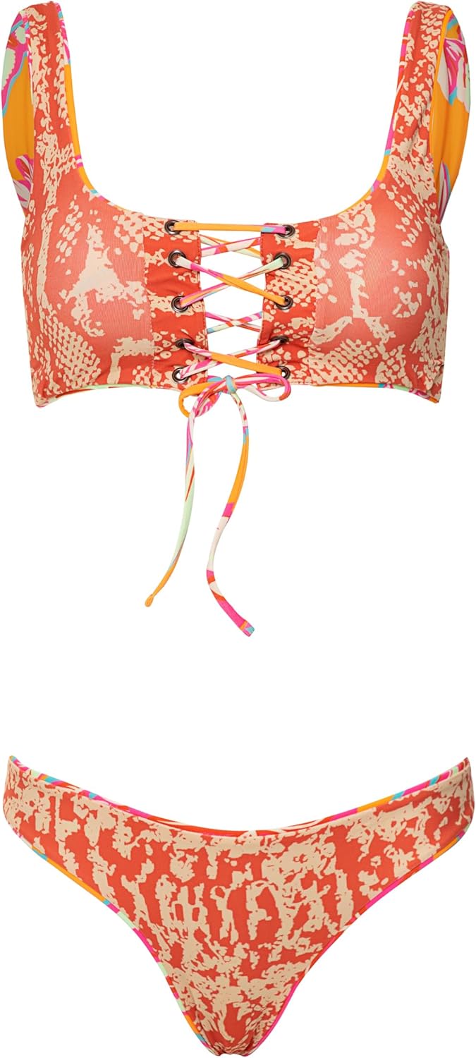 Maaji Womens Dazzle Top Bralette Lace Up Bralette - Image 10