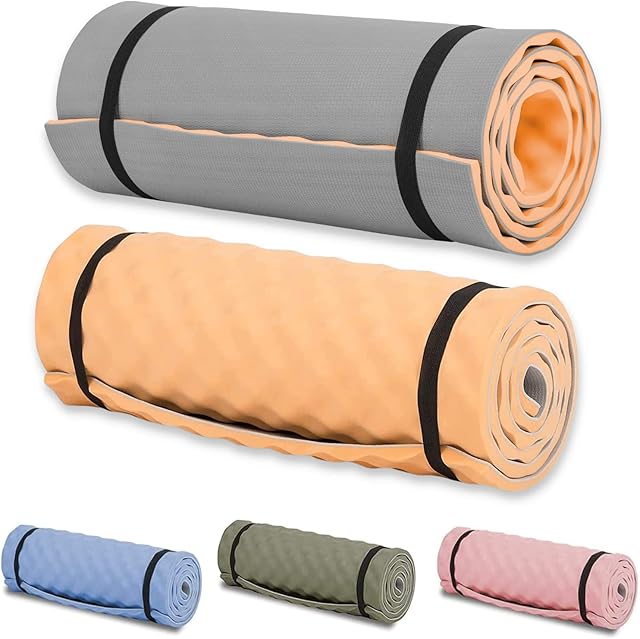 Highlander Foam Roll Mat for Camping & Sleeping - Made From Durable EVA Fabric - Lightweight 350g - Mattress for Restful Sleep