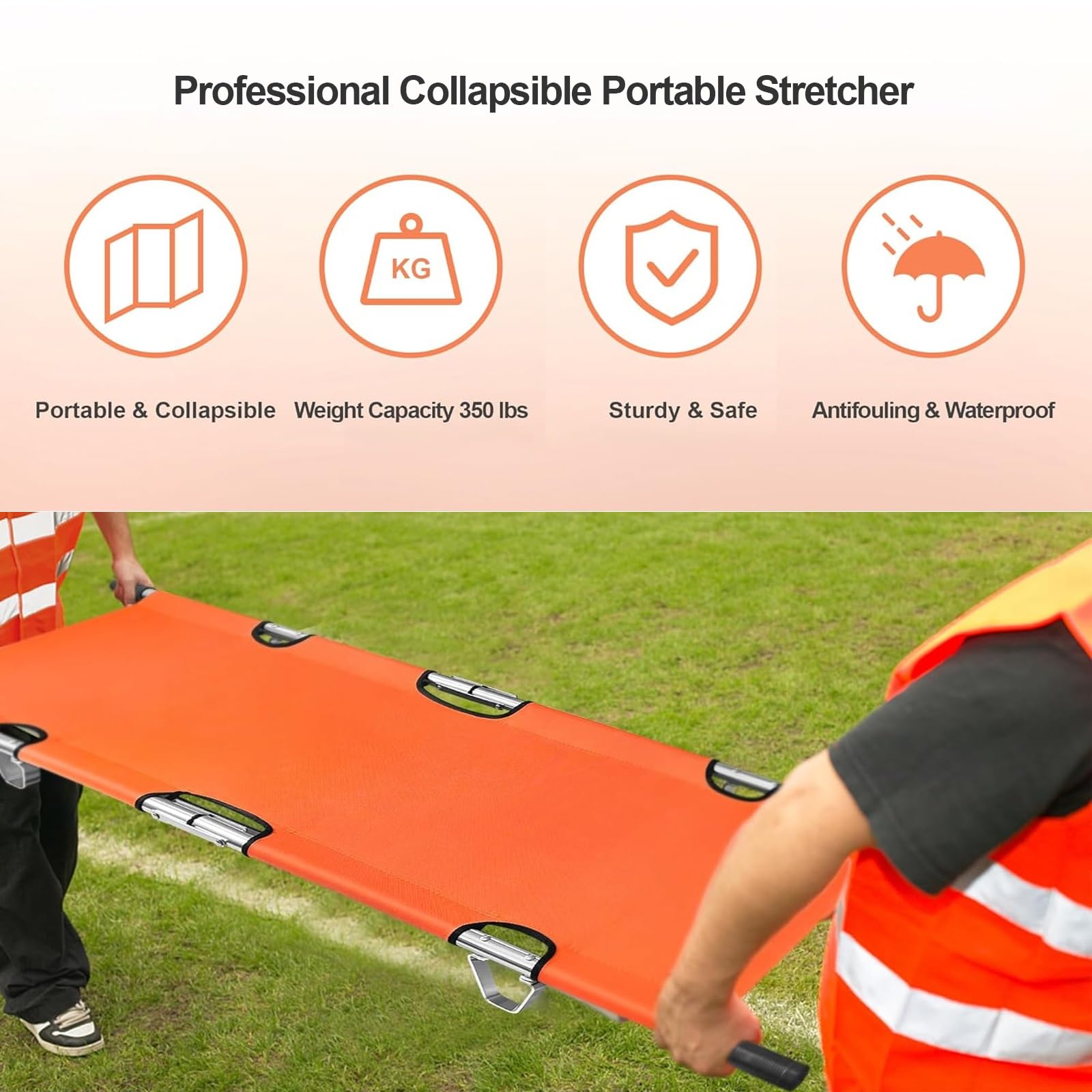 Attrezzatura Di Primo Soccorso Leggera, Barelle Portatili Pieghevoli, Barelle Mediche Di Emergenza For Ambulanze, Vigili Del Fuoco, Sport E Scenari All'aperto