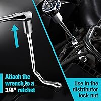 Vista 7 de DURATECH Pro Distributor - Juego de llaves de abrazadera SAE, 2 piezas, 1/2" y 9/16", 12 puntos