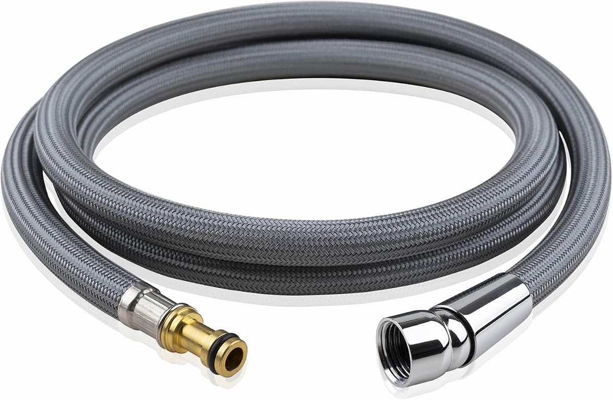 159560 131381 Replacement Hose Kit for Moen Kitchen Faucet Hose Replacement with 2 Adaptors, Fit both Moen Pull Down &Pull Out Faucet Hose (159560.)