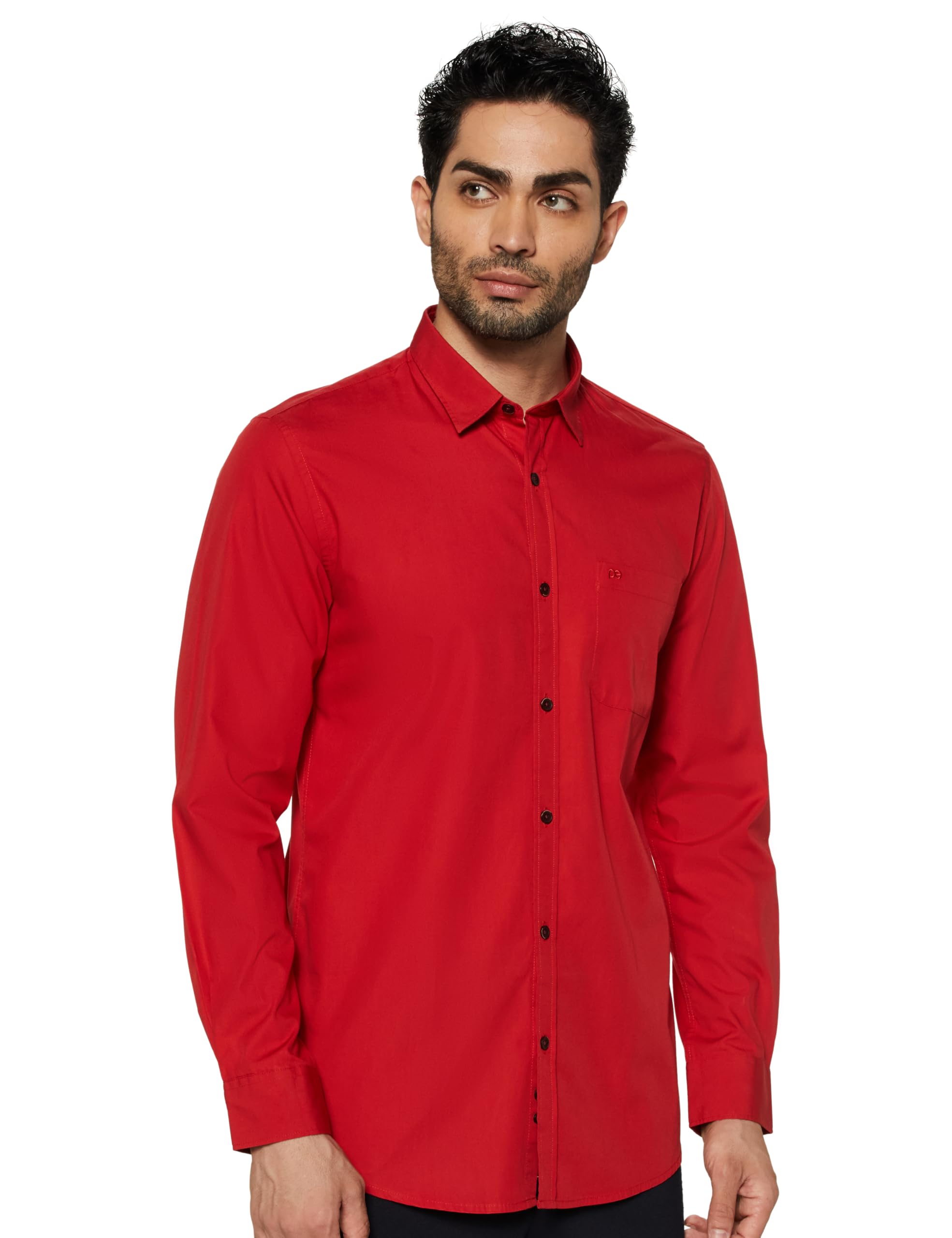 Men’s Slim Fit Full Sleeve Casual Shirt in Twill Weave Cotton