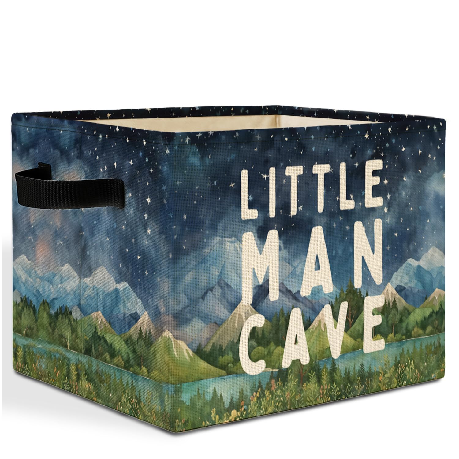 Green Mexican Taco Avocado Storage Bins Box with Handles, Chili Nacho Mexican Food Laundry Basket Hamper Collapsible Clothes Toys Organizer for Home Kitchen Kids Room Playroom