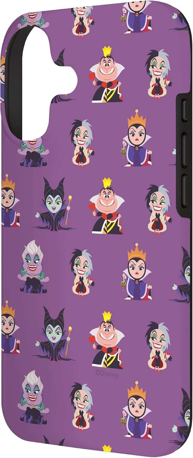 Disney Villains Kawaii Purple Case for iPhone 17