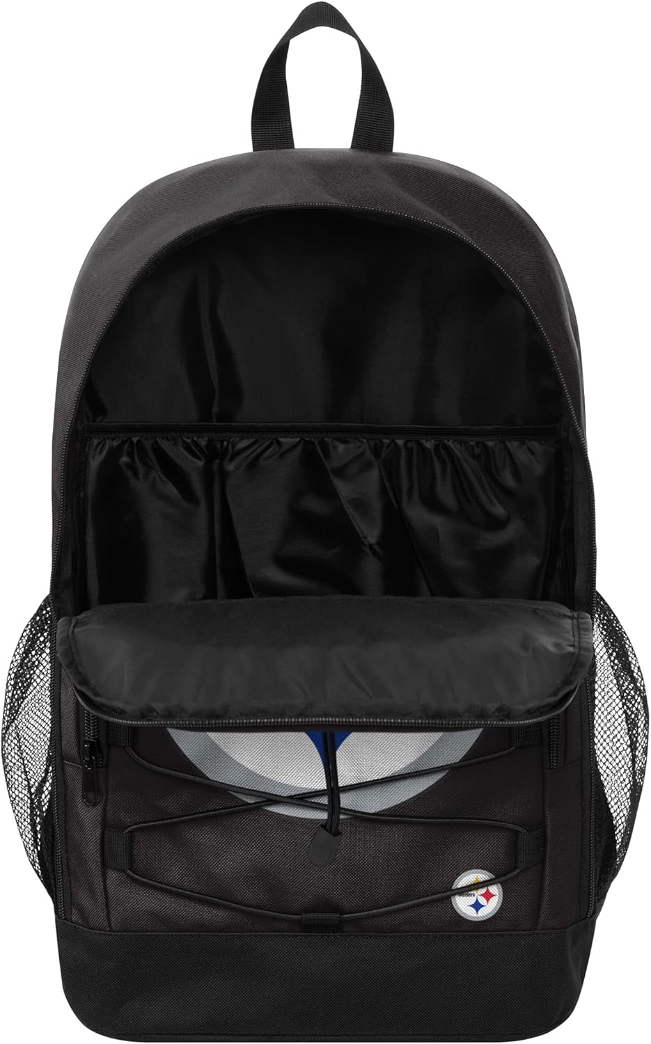 FOCO Pittsburgh Steelers NFL Big Logo Bungee Backpack