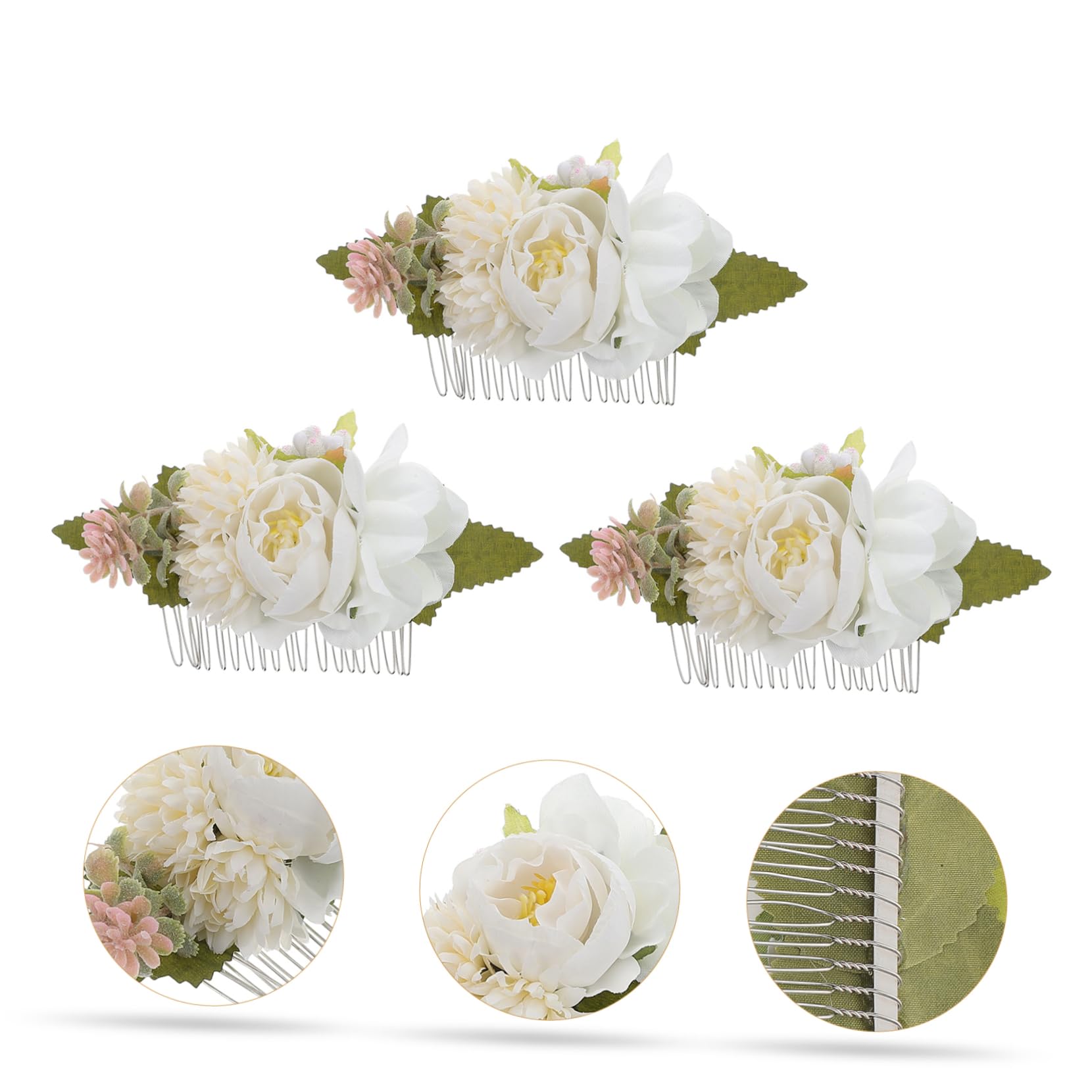 Beavorty 15stücke Teiliges Braut Haarschmuck Mit Floralen Haaraccessoires Haarspangen Für Bräute Und Brautjungfern Für Hochzeiten Und Besondere Anlässe
