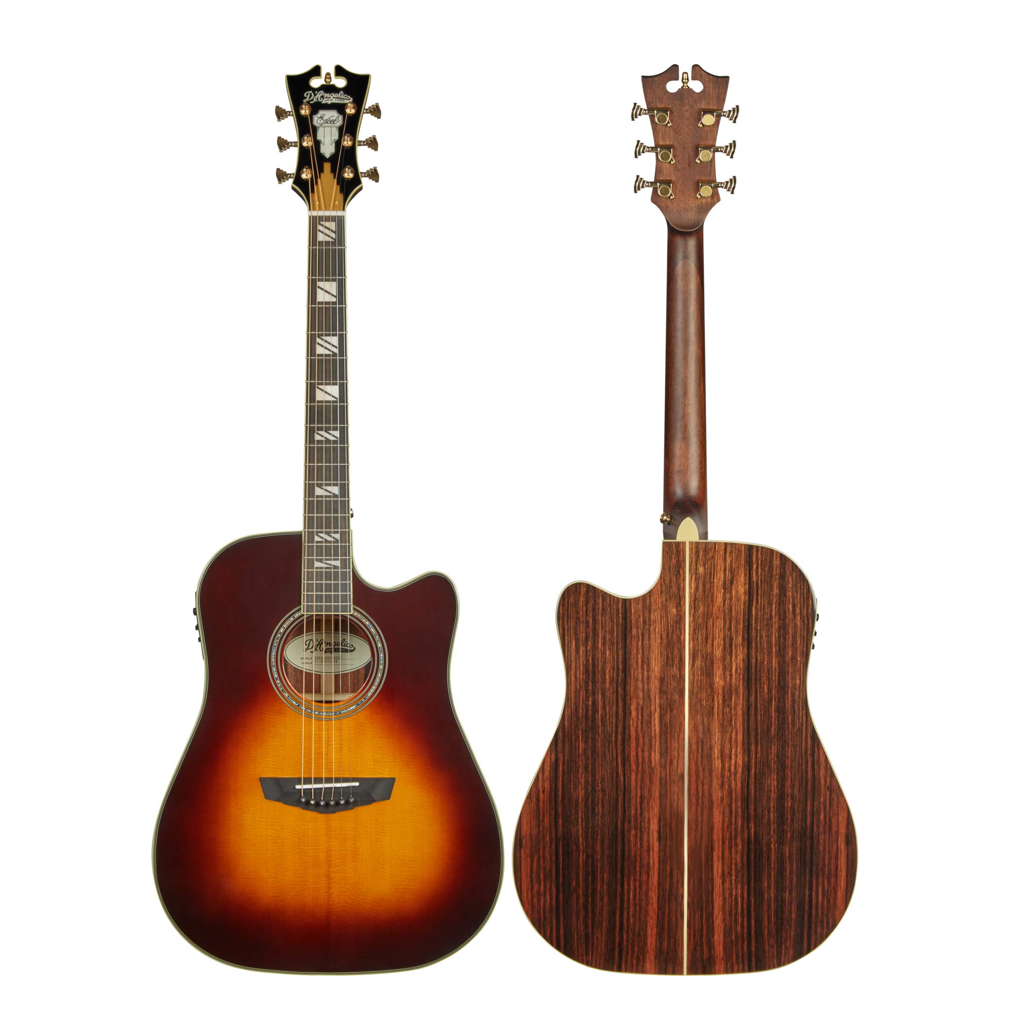 Amazon | D'Angelico Excel Bowery, Vintage Sunburst | エレアコ