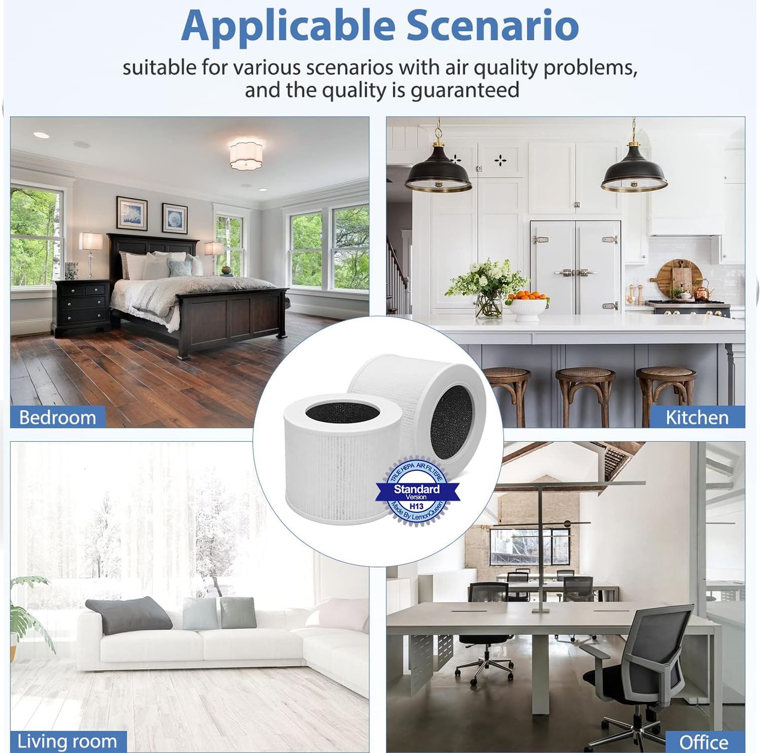 Core Mini Replacement Filter Compatible with LEVOIT Core Mini Air Purifier, Core Mini-P, 3-in-1 High Efficiency H13 HEPA Filter, Mini-RF Filter with Activated Carbon, Replace Part #Core Mini-RF, 2Pack - Image 7