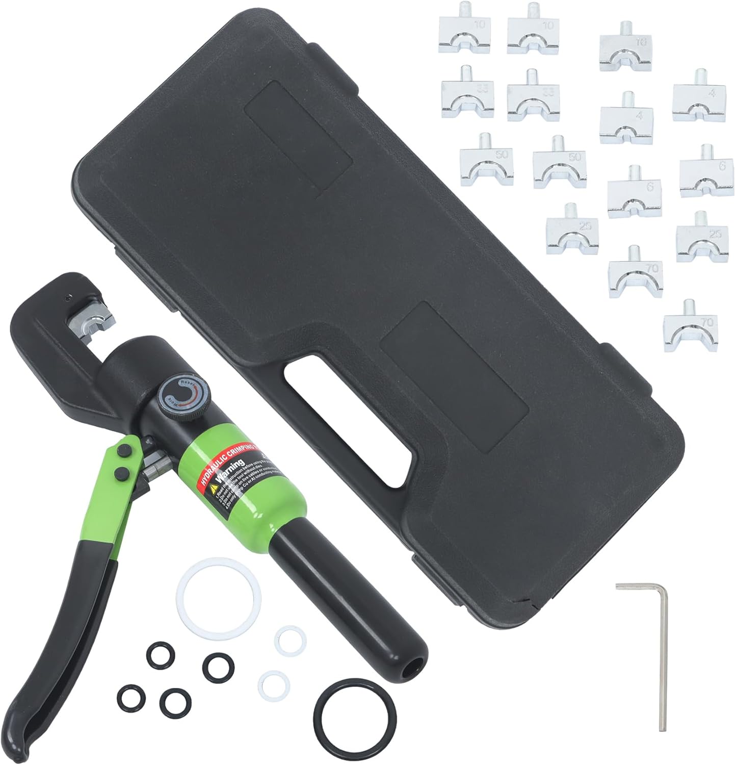 YQK-70 Hydraulic Crimping Hand Operated Tool Range with 8 Die for Battery cables
