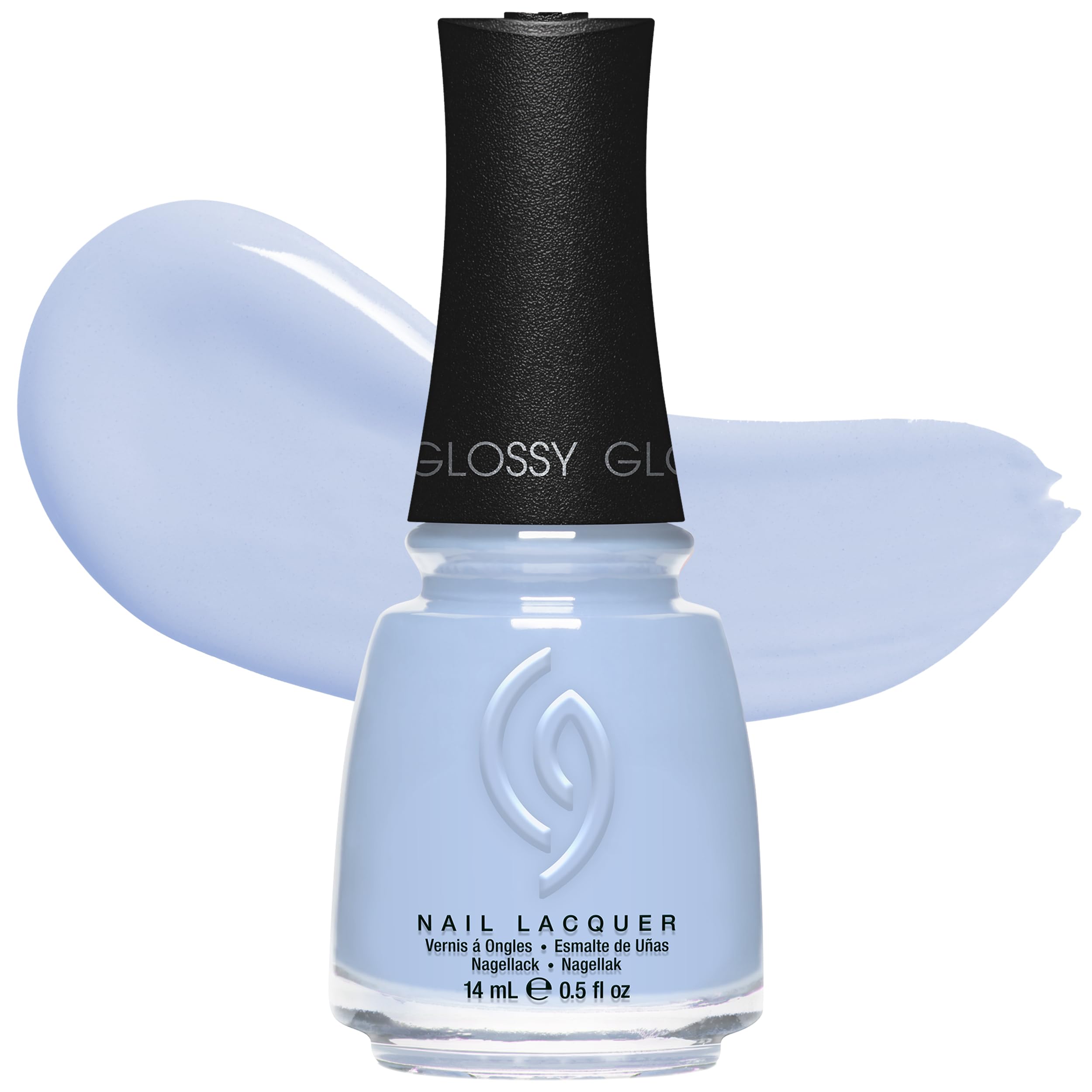 CG Nail Polish Hydrangea Dangea – Pastel Baby Blue Nail Lacquer for DIY Manicure, Chip-Resistant, High Shine Finish, 0.5 fl oz