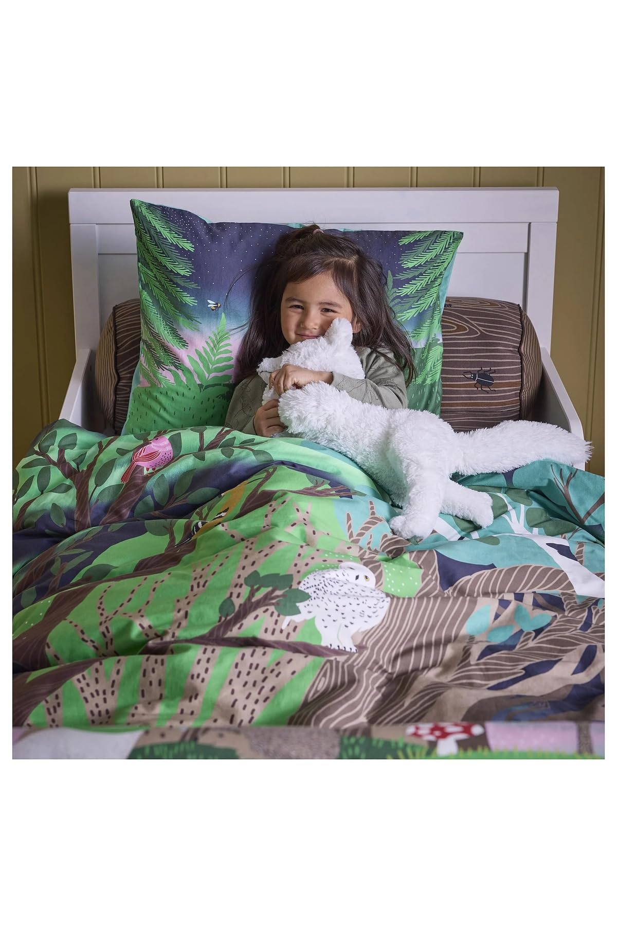 IKEA SKOGSDUVA Çocuk Nevresim Takımı, 150x200/50x60 cm,…