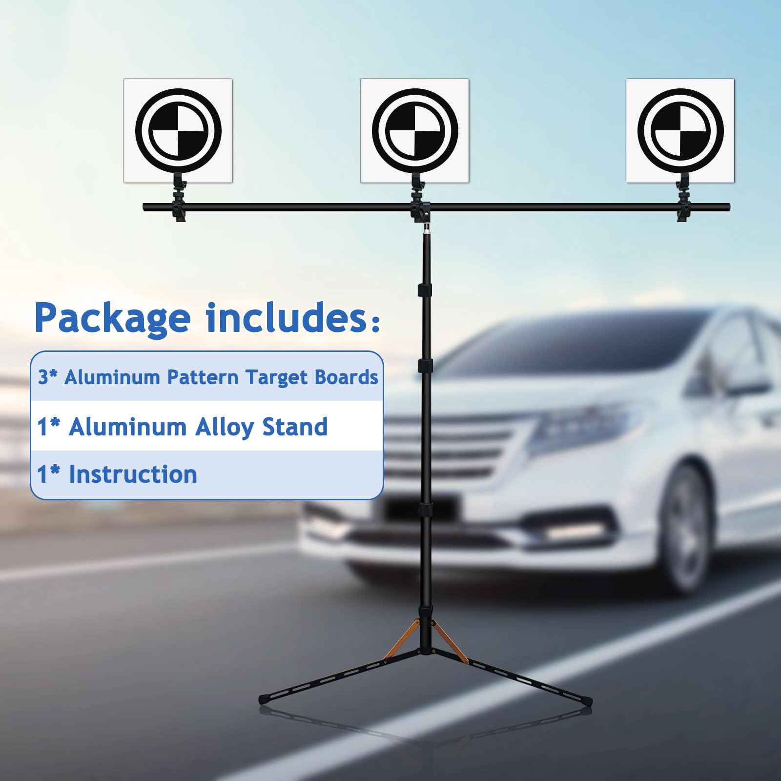 ADAS Calibration Pattern Board – Static Front Camera Aiming Target For Mercedes-Benz