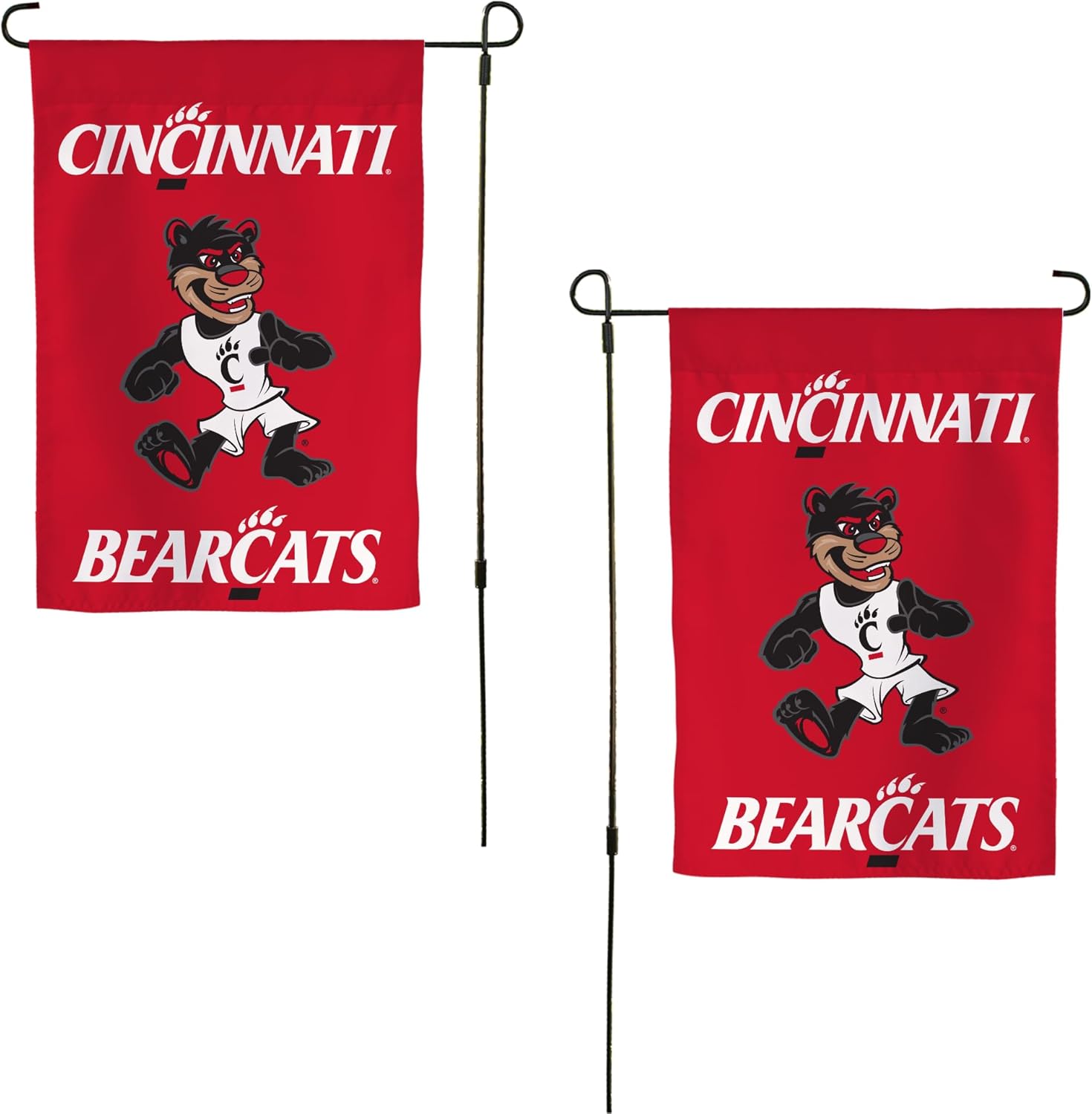 Desert Cactus University of Cincinnati UC Garden Flag – 19 x 12 inch Cincinnati Bearcats Banner, For Outdoor Display and Events (Design K)