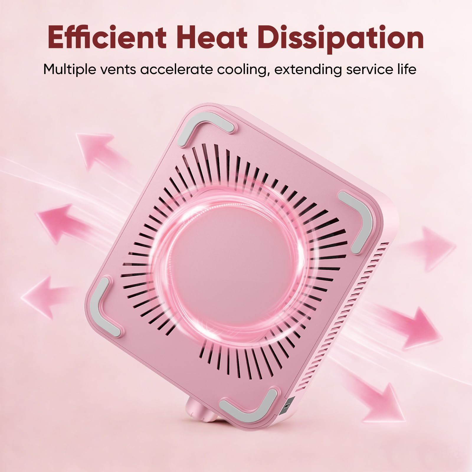 Aspiratore Unghie Professionale, 6000 RPM, Ricaricabile, 30 Filtri, 10 Velocità, Basso Rumore, Portatile per Unghie in Acrilico e Uso Professionale in Nail Salon