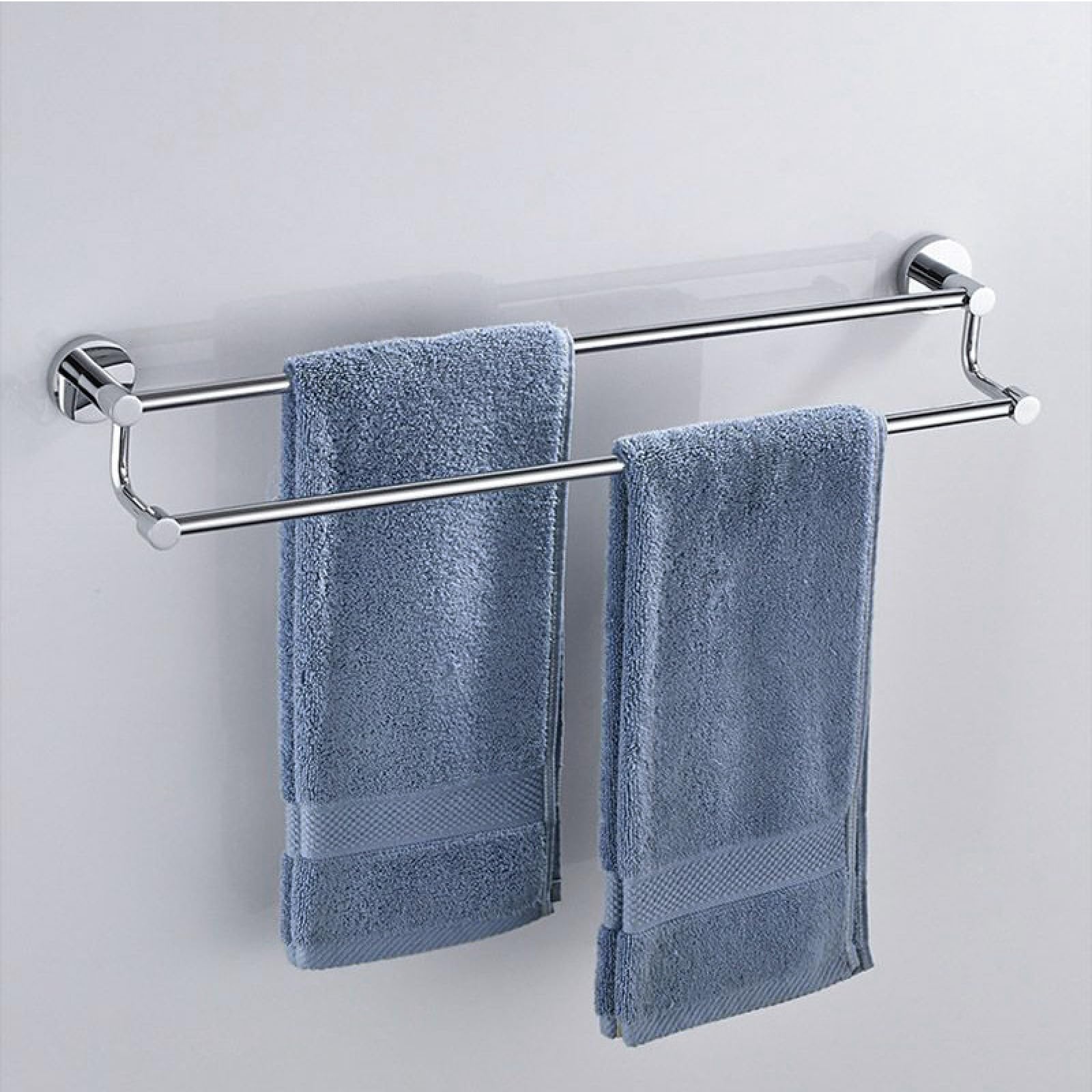 Toallero toallero Doble Varilla Simple Varilla toallero de baño Estante, Varilla Simple