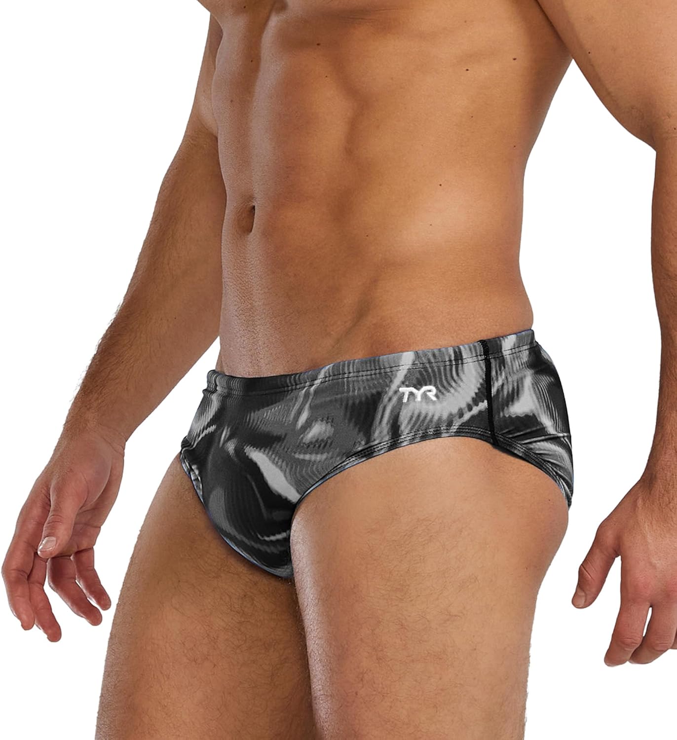 TYR Men's Men's Waveform Durafast Elite Brief