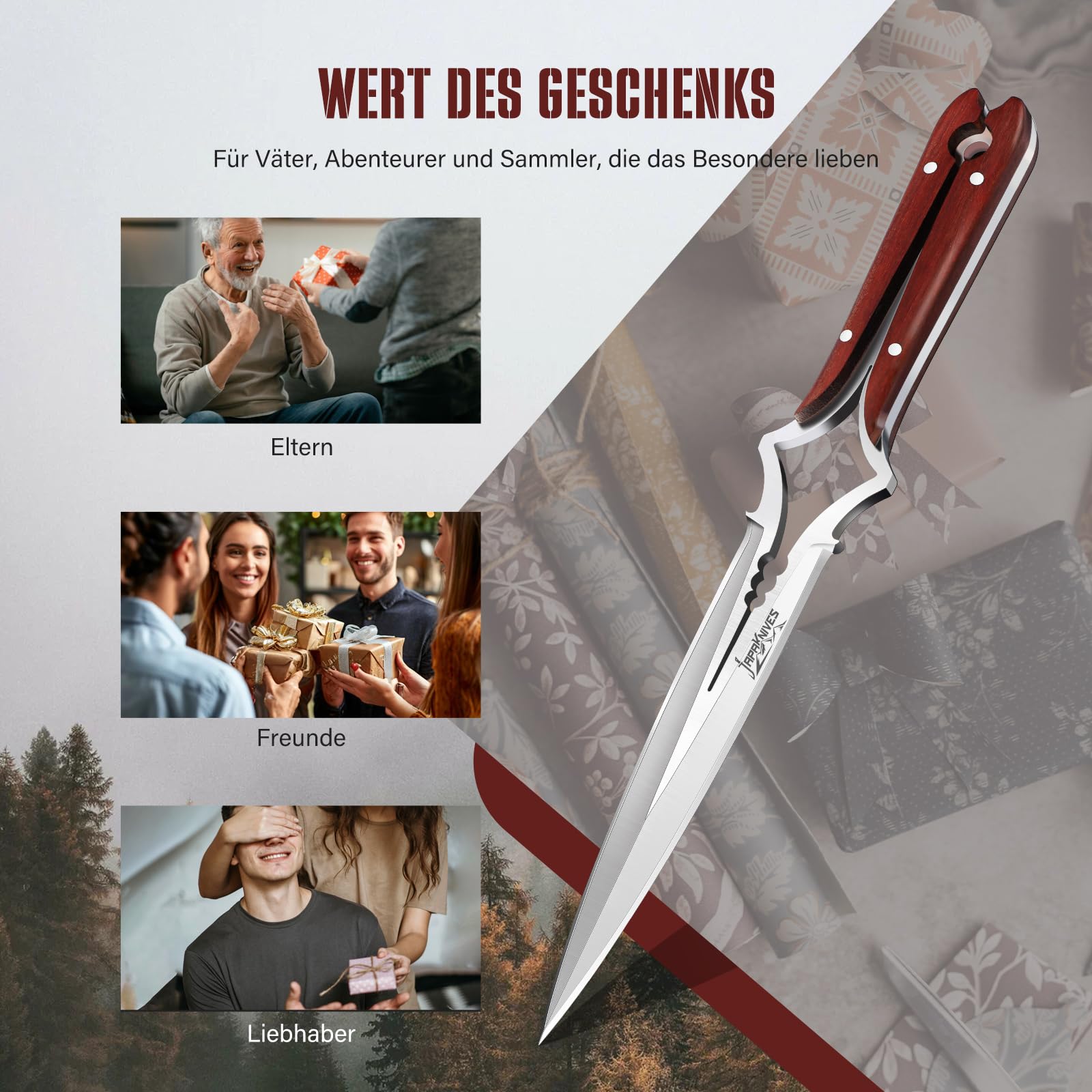 Japaknives Skinner Messer Outdoor Messer Survival