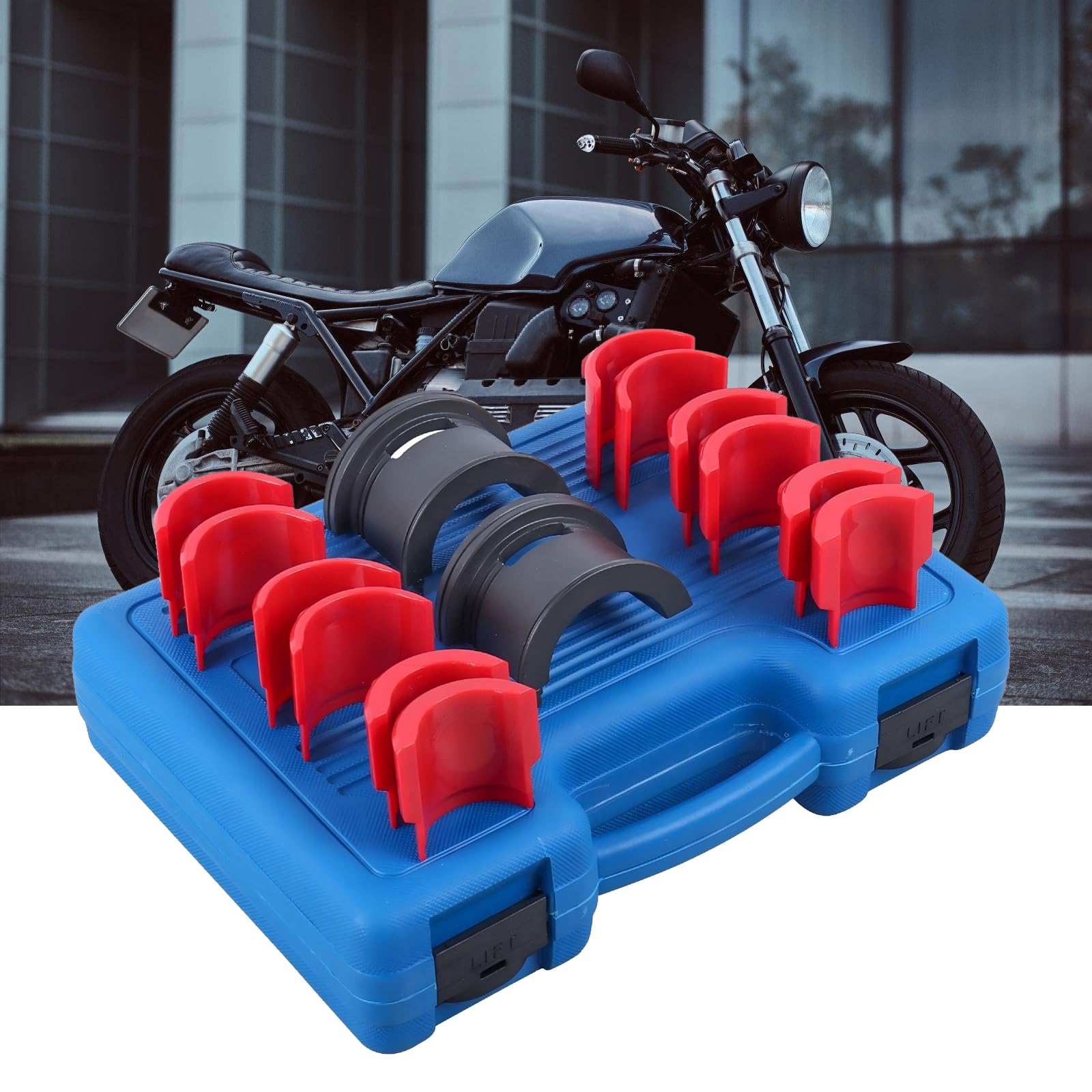 Montesy Motorcycle Fork Seal Driver Tool, Motorcycle Fork Oil Seal Driver Tool for Conventional Inverted Forks