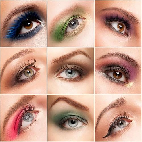 Miniatura 7 de Akstore 30 brochas desechables de doble cara para sombra de ojos, aplicador de sombra de ojos, brochas de maquillaje (30 unidades, morado)