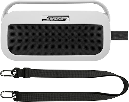 Miniatura 9 de TXesign Bose SoundLink Flex - Funda de silicona para altavoz portátil Bose SoundLink Flex con Bluetooth, funda protectora de viaje con asa para Bose