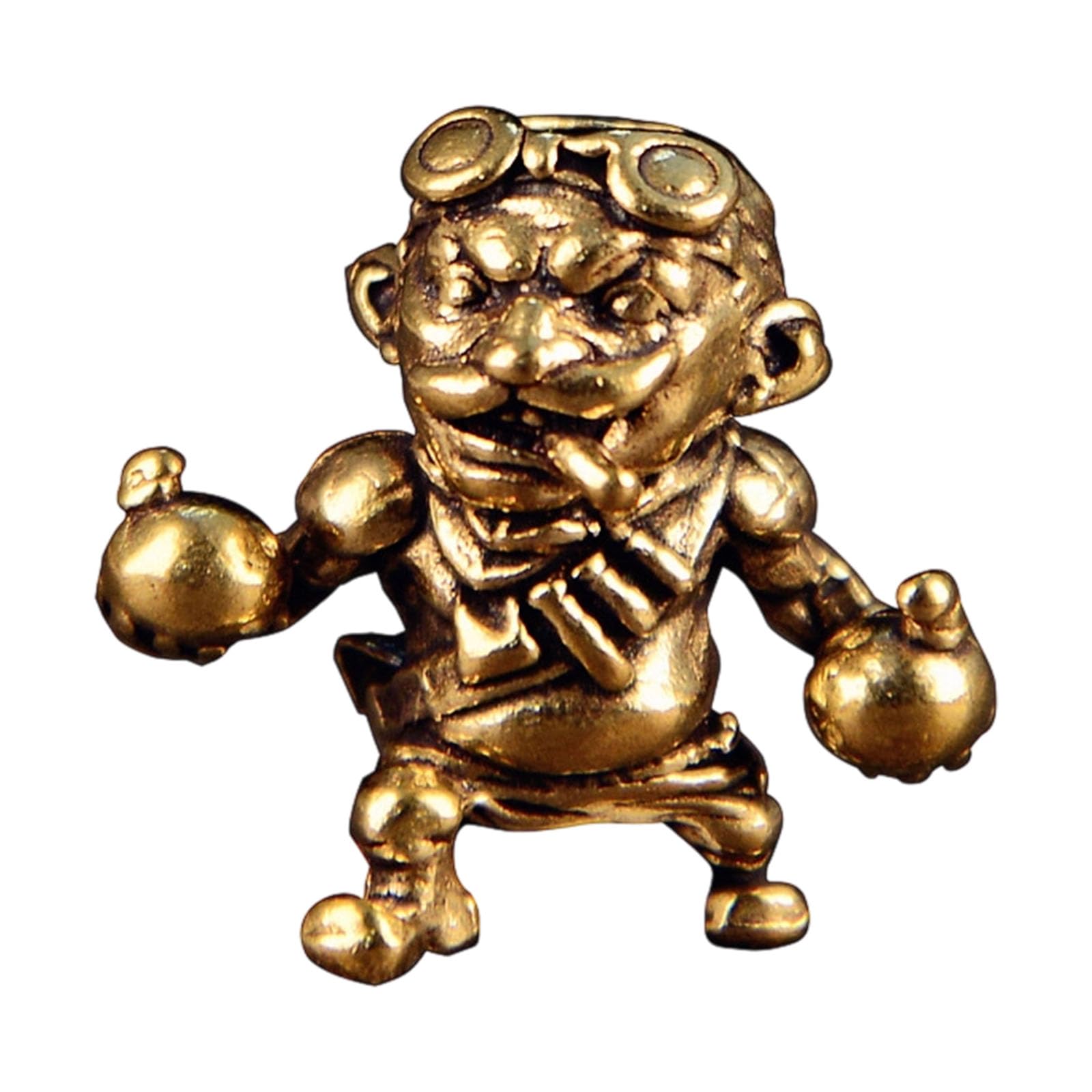 Gavery Creative Bomberman Paracord Charm Brass Pendant for Necklace Bracelet Handmade Decorative Accessory