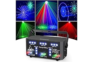 Upgraded Party Lights Laser Projector with 21 Stunning Patterns