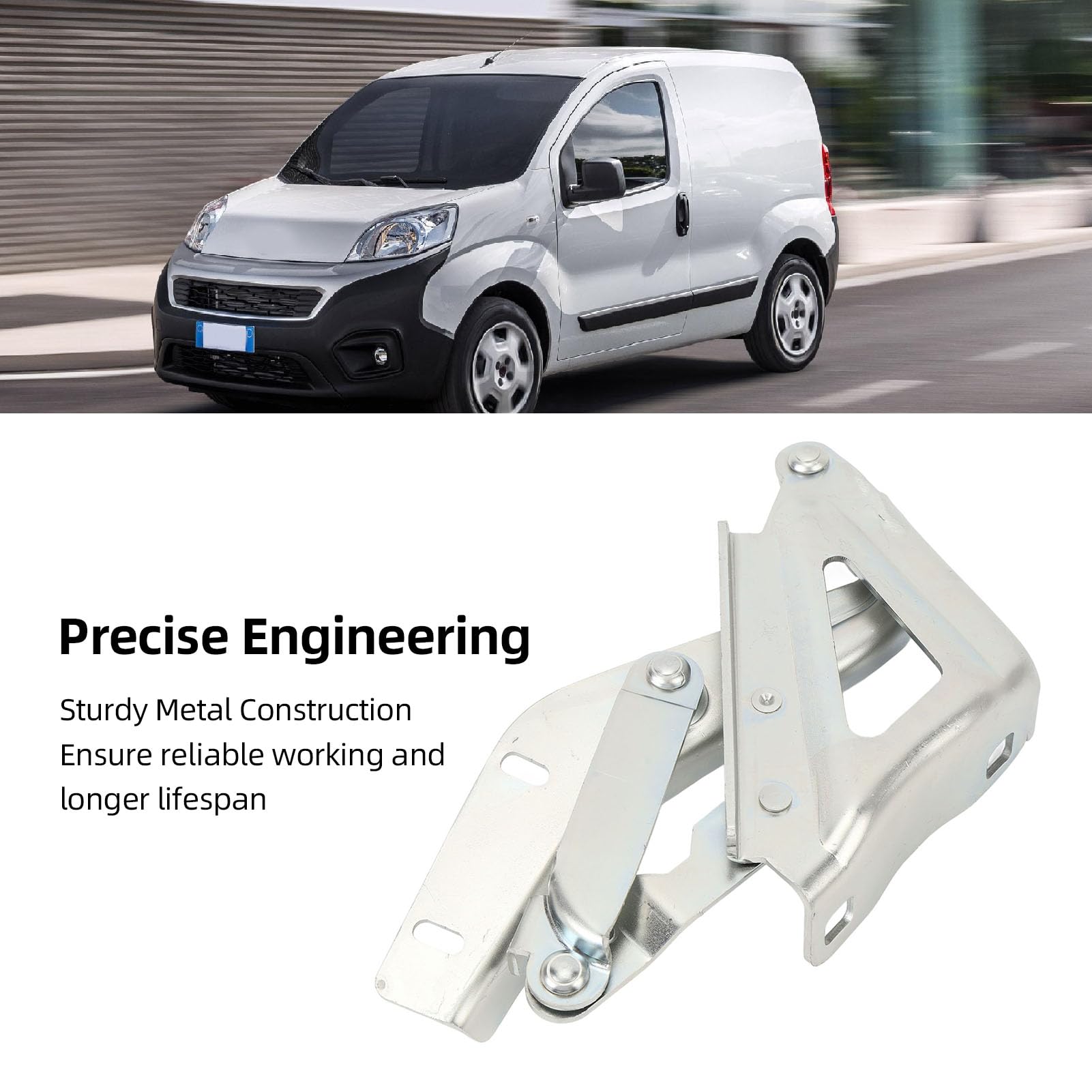 Cerniera Cofano Sinistra in Metallo Ad Alta Durezza 7912E4 per FIORINO III QUBO