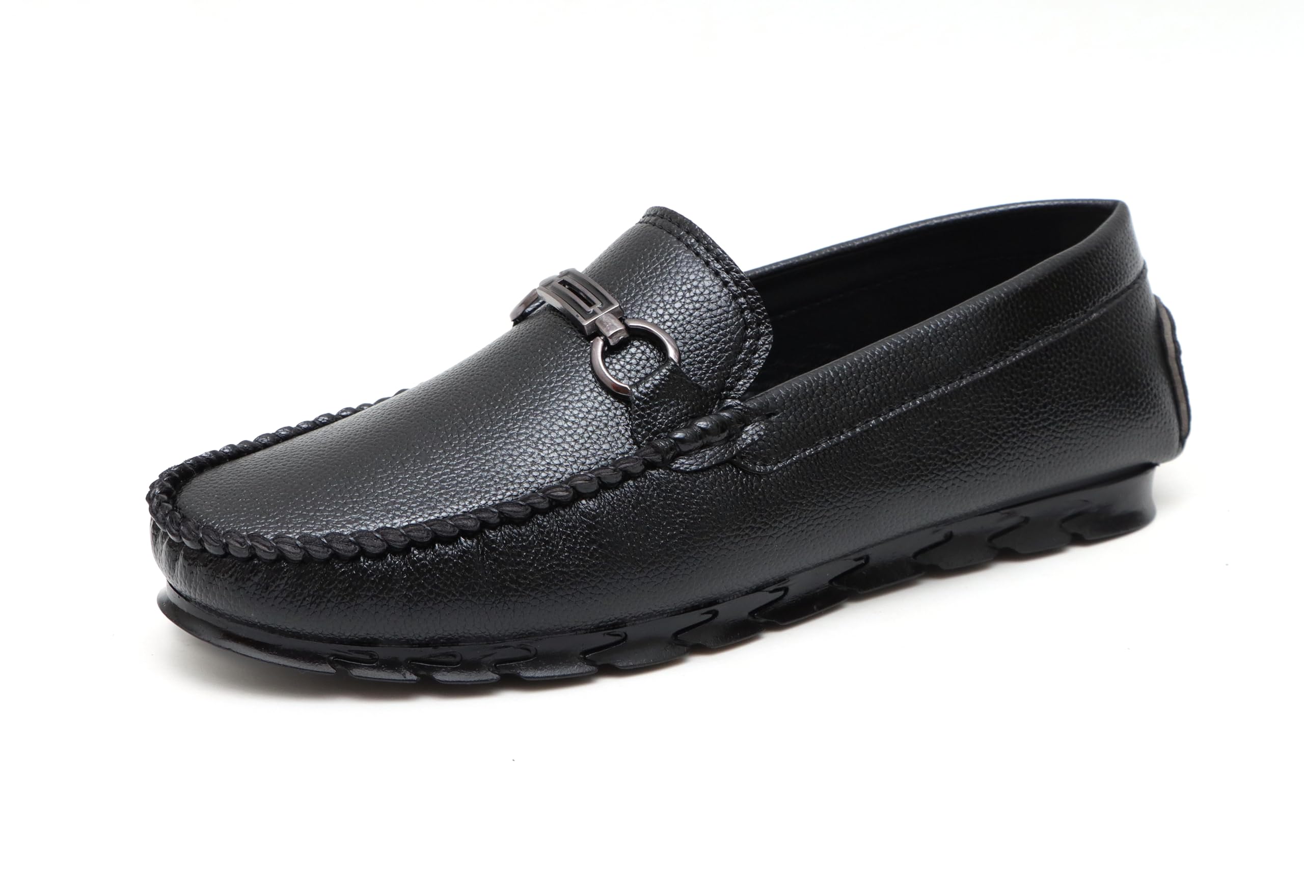 heels county Faux Leather Loafers Shoes for Men-picture-28