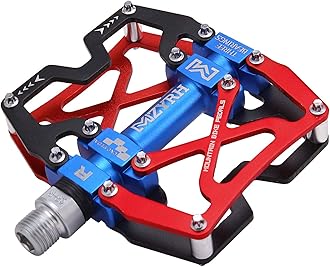 MZYRH Mountain Bike Pedals, Ultra Strong Colorful CNC Machined 9/16" Cycling Sealed 3 Bearing Pedals
