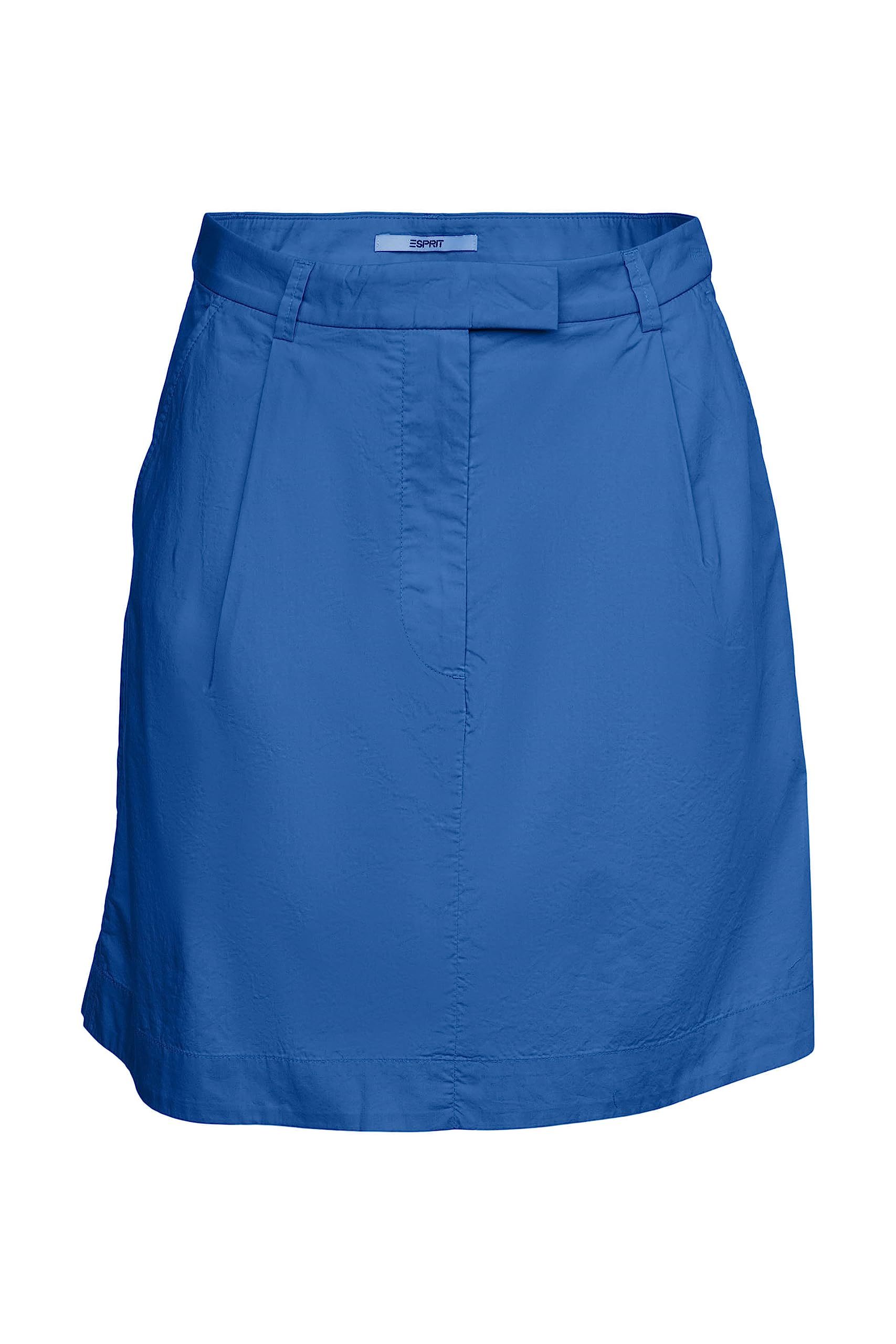 ESPRIT 100% Cotton Woven Mini Skirt, 410/Bright Blue, 12