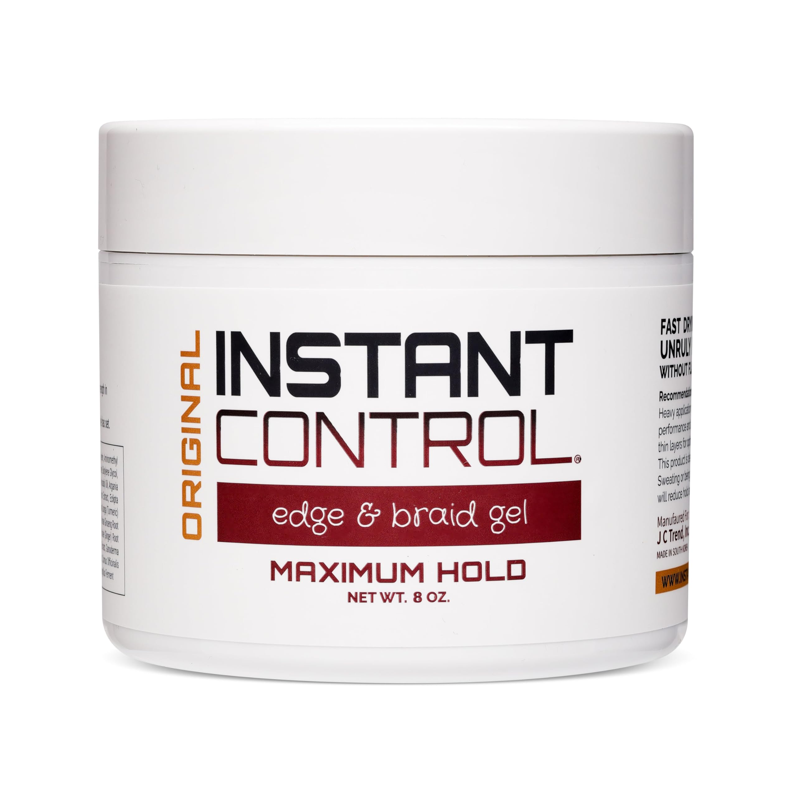 Instant Control Edge & Braid Gel Original (8 Ounce)