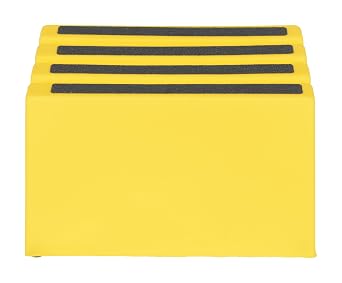 Vestil VST-1-Y Polyethylene Step Stool, 1 Step, Yellow