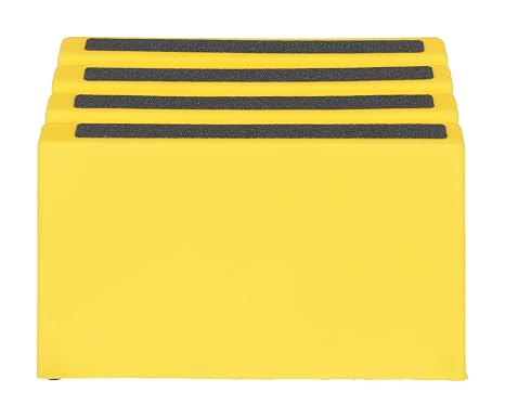 Vestil VST-1-Y Polyethylene Step Stool, 1 Step, Yellow