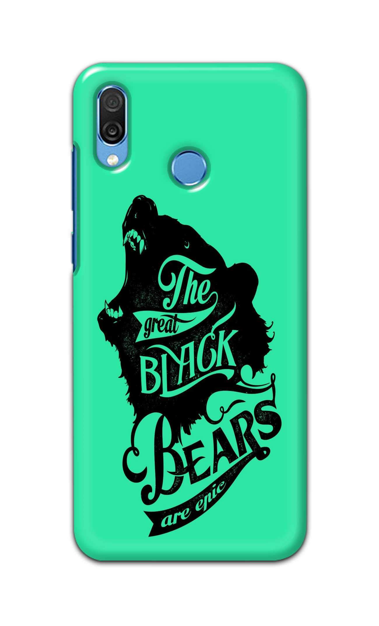 PradhCases The Great Bears are Epic Hard Printed Designer Case for Honor Play, COR-AL10 Back Cover MSP1856