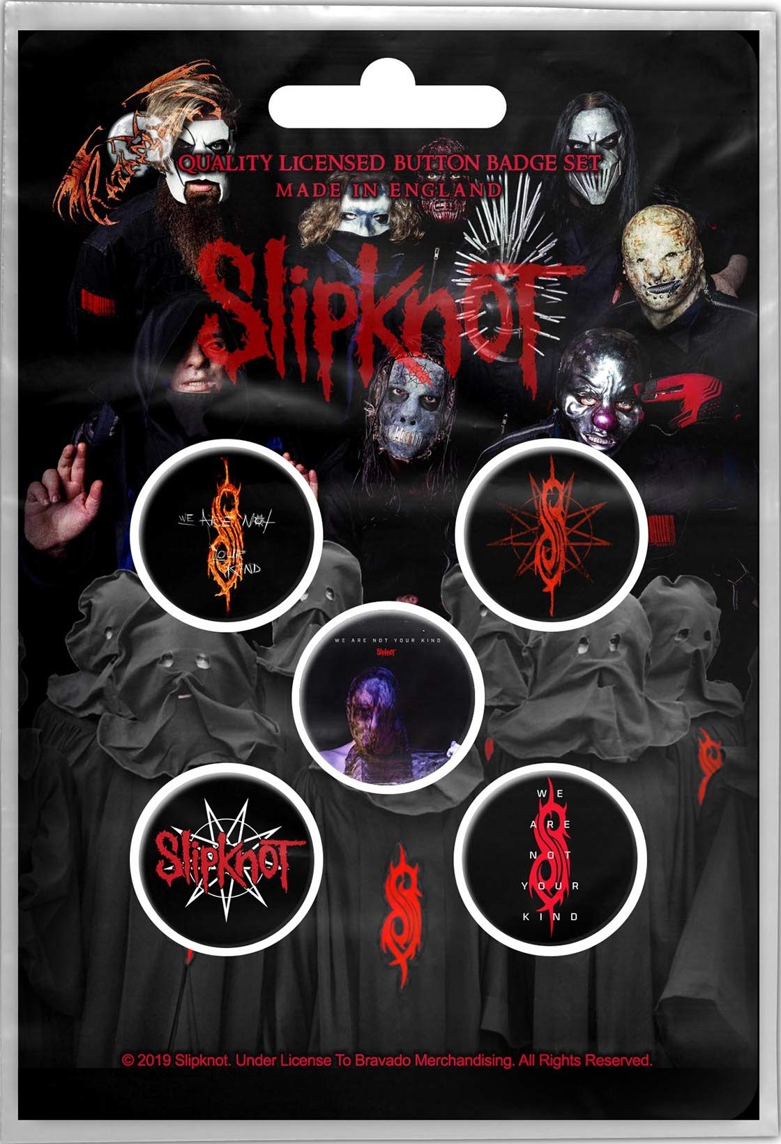 Slipknot tribal s badges