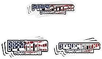 Vista 1 de Pipefitter - Calcomanías personalizadas para casco y parachoques, 3 unidades, para fontanero, con la bandera de Estados Unidos, para regalo