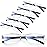 Gaoye Executive Style Reading Glasses Men - Durable Readers with Blue Light Filtering - Comfortable Fit with TR90 Frames