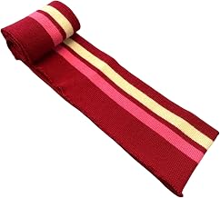 Elasticated waistband finished cuffs for the jacket (red (pink-yellow striped))