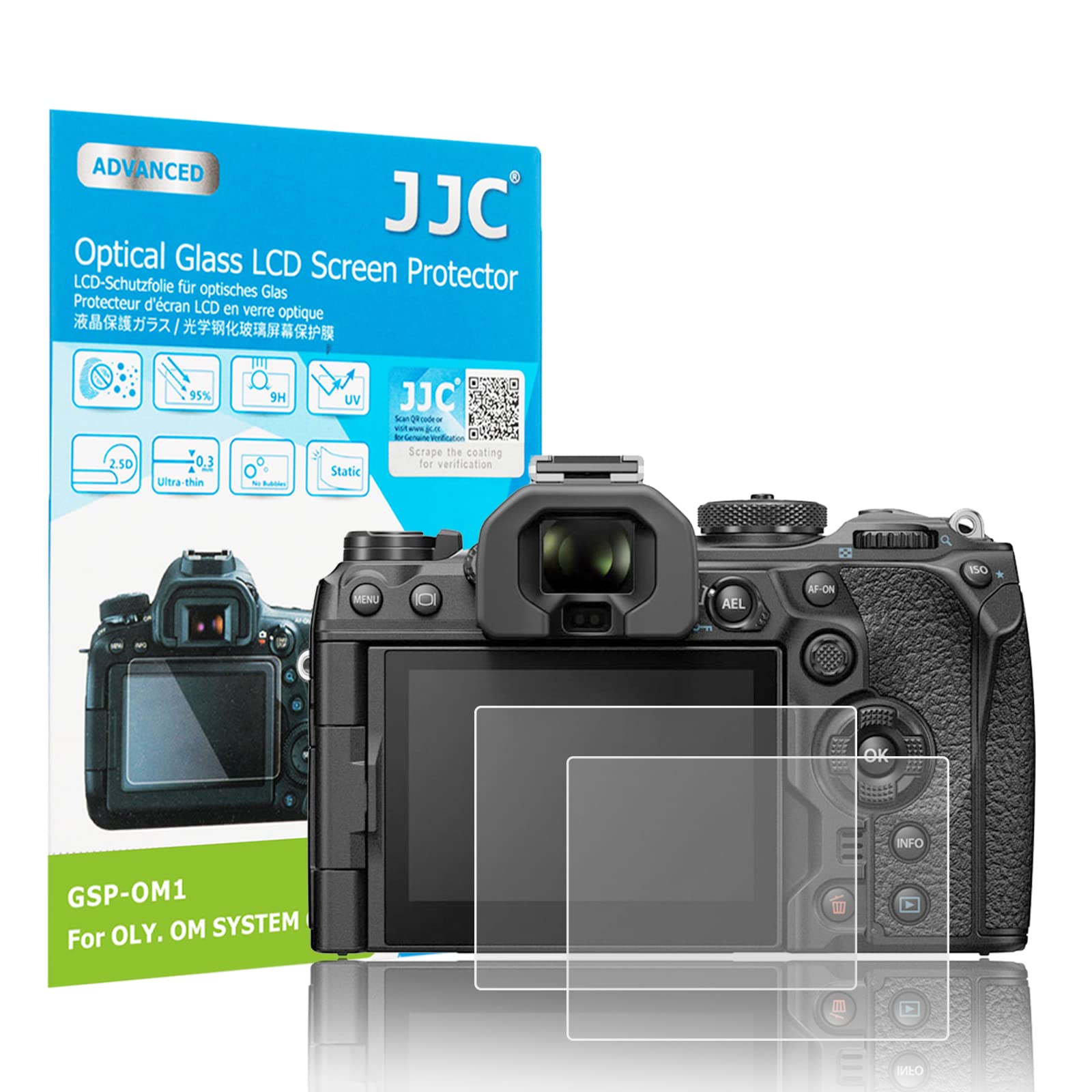 Amazon | 【2枚セット】JJC 液晶保護フィルム Olympus OM SYSTEM OM-1