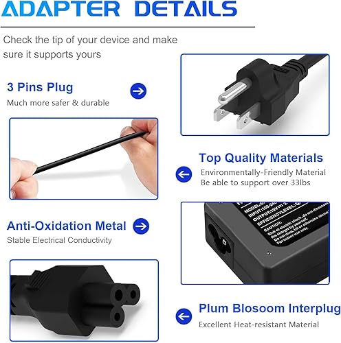Miniatura 4 de N15Q8 N15Q9 N16P1 N20C5 65W 19V 3.42A Cargador de repuesto para Acer Laptop Adaptador de CA A13-045N2A A11-065N1A Pa-1450-26 Aspire 1 5 R15 Slim