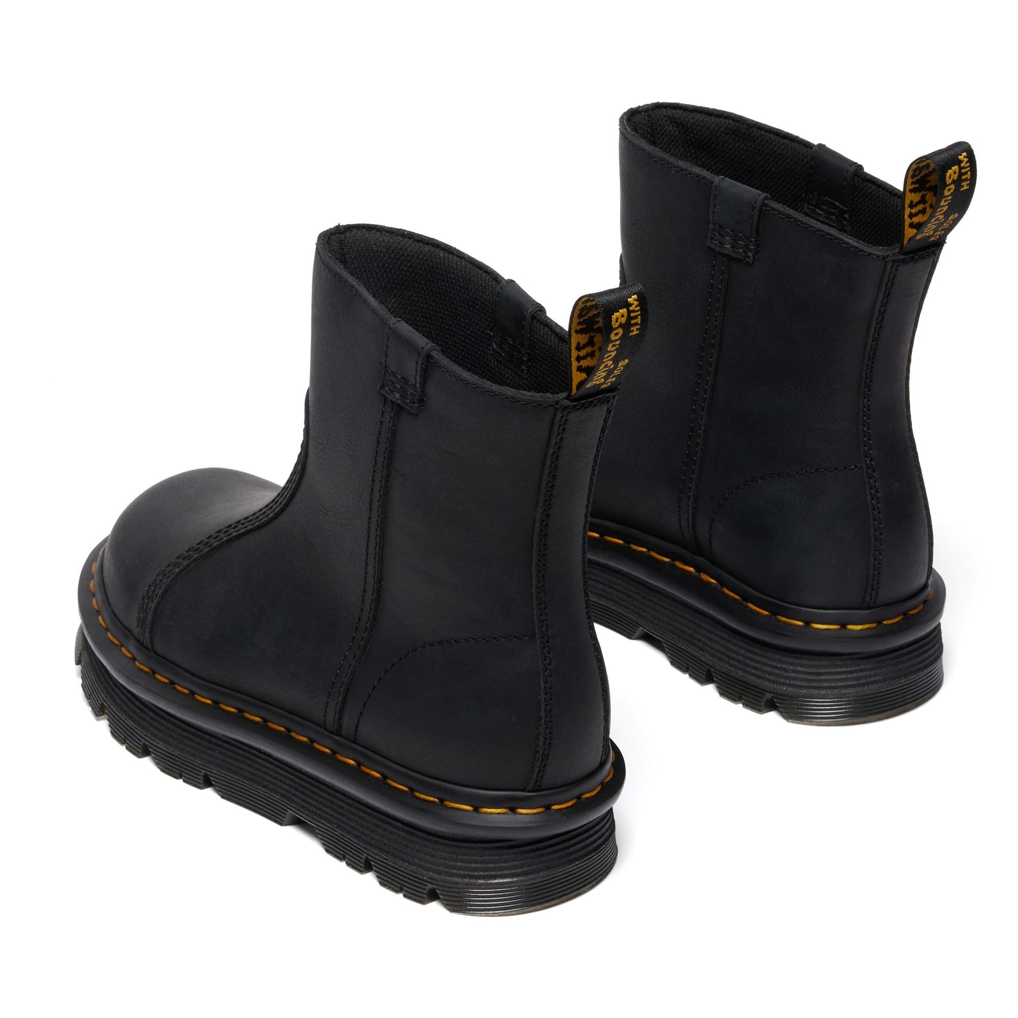 Dr. Martens Zebzag Rigger Black Wyoming PlatformUomo