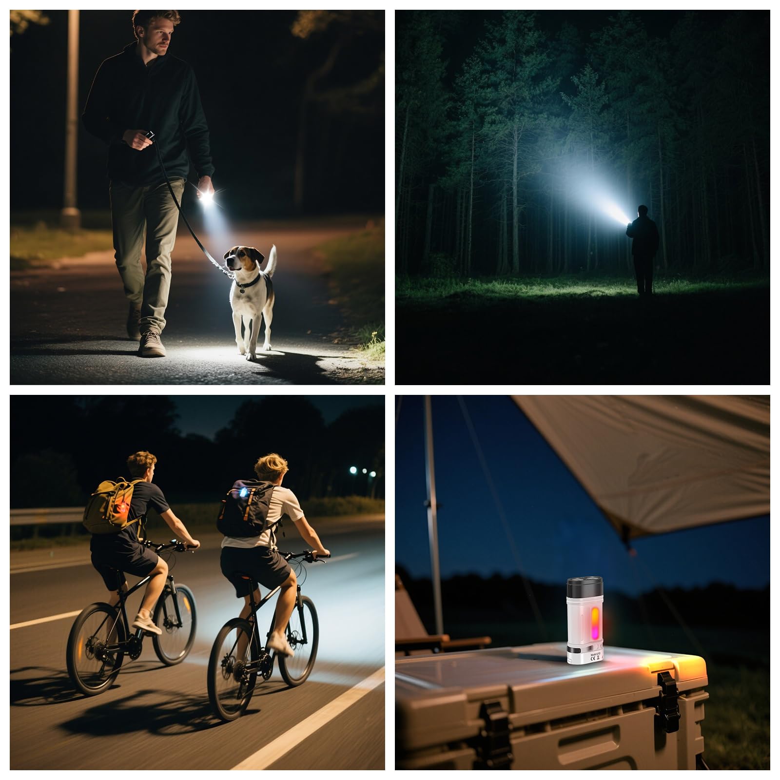 Lampe De Travail Led Porte-Clés - Mini Lampe Torche Rechargeable Pour