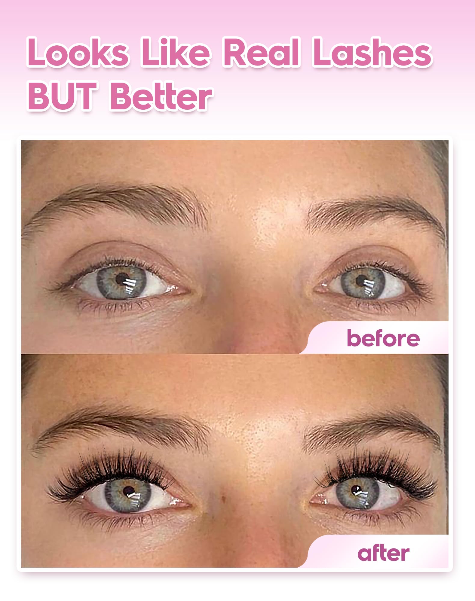 Short Lash Clusters Wispy C Curl Eyelash Clusters Volume Individual Eyelashes Natural Cluster Eyelash Extensions Natural Looking Cluster Lashes by Jiocolor(C Curl, 8-14mm): WINK
