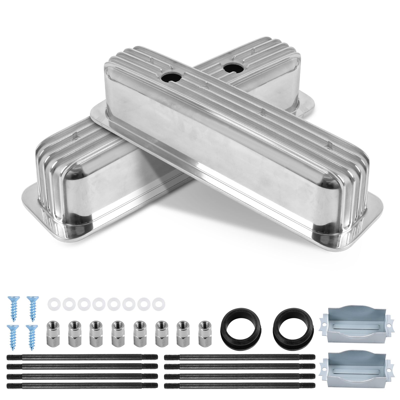 Aluminum Finned Tall Valve Covers
