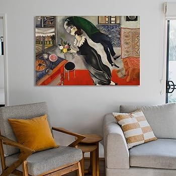 Amazon.co.jp: マルク・シャガールの誕生日ポスター 1915年に