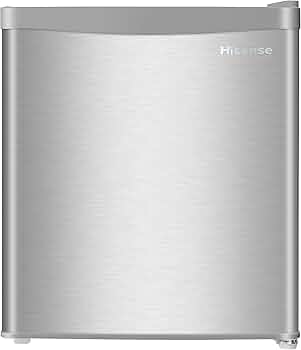 Amazon.co.jp: ハイセンス 小型 冷蔵庫 幅46.5cm 42L シルバー HR