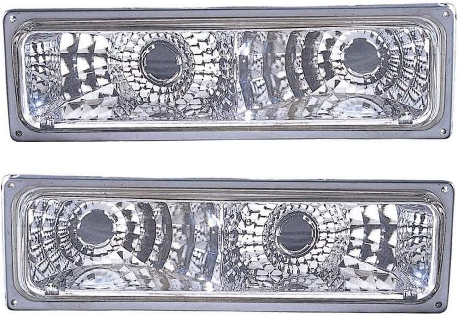 CarLights360 For Chevy/GMC C/K 2010 Truck 1988-1993 Parking Signal COMP. Type Diamond Pair Driver and Passenger Side GM2522119