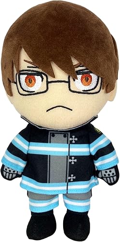 Miniatura 1 de Great Eastern Entertainment Fire Force - Uniforme de bombero Takehisa de felpa de 8 pulgadas de alto